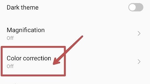 Color Correction Mode enable infinix hot 12, how to use color correction mode in infinix hot 12