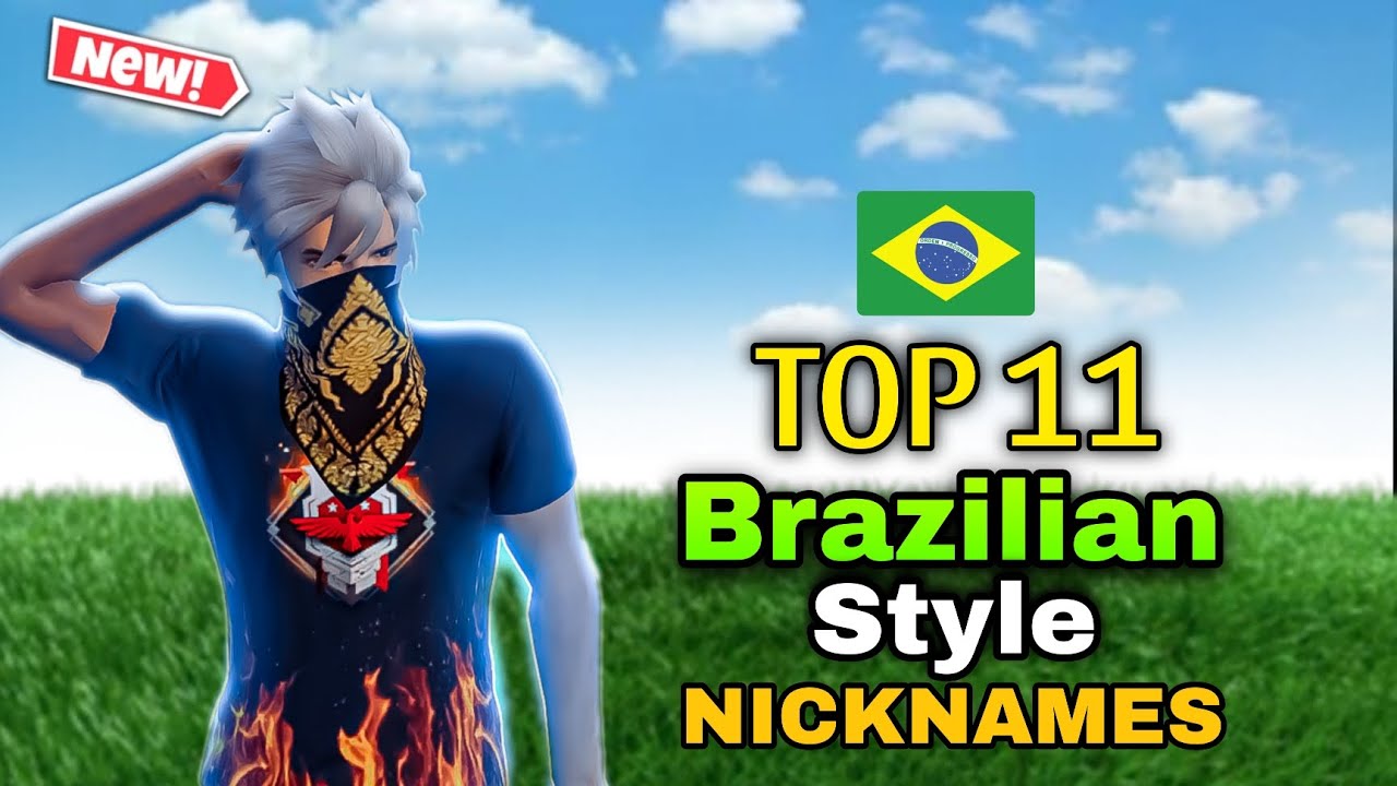 😱 Free Fire Brazilian Style Writing 🔥 Top 11 Names Gone Viral