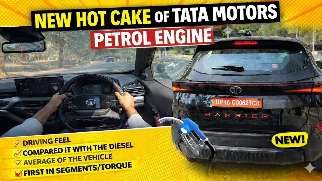 Tata Harrier Petrol Drive: Better Than Diesel? 🔥 Surprise Performance! 