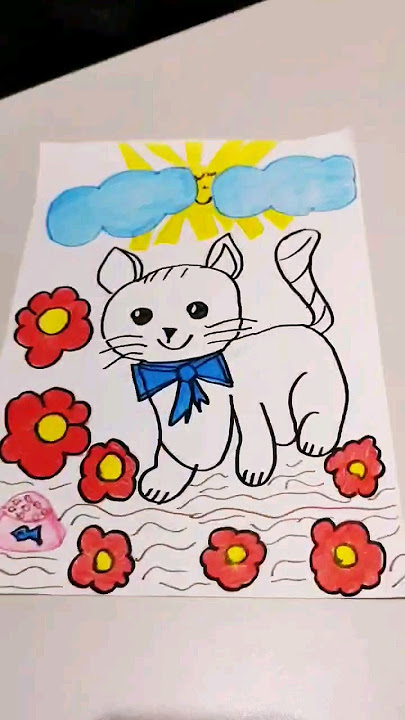 Como desenhar e pintar Gato Galactico #gatogalactico #canalmaryvideo