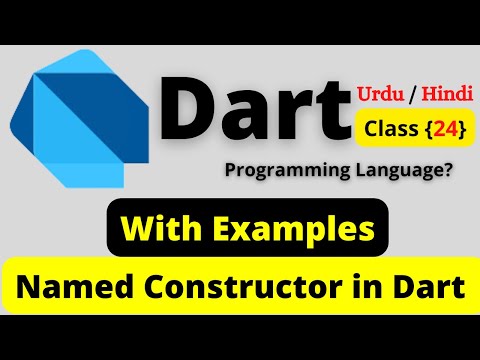How to create a named constructor in dart programming language (OOP's) Class 24