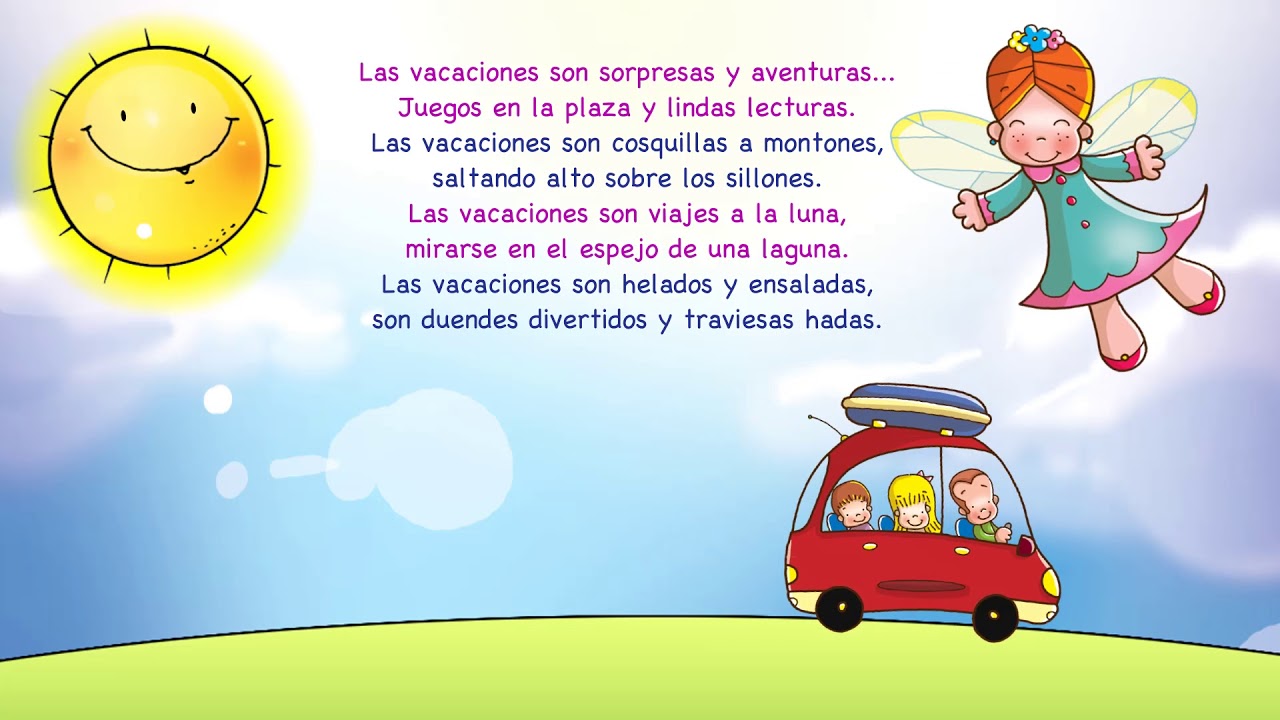 En qué mes son las vacaciones