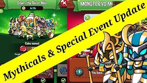 NEW Egyptian Mythicals Event Update and New Version 1.99.5 Update News | Summoner