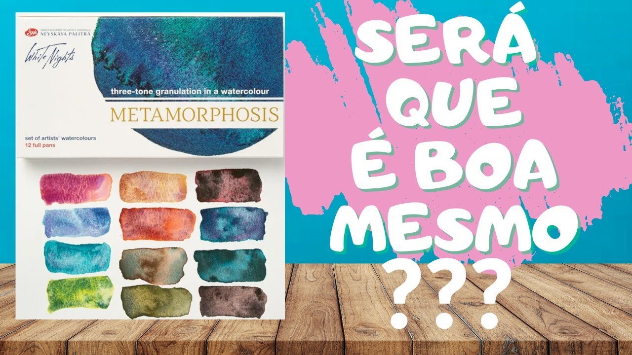 Testando Aquarela Nova White Nights Metamorfose