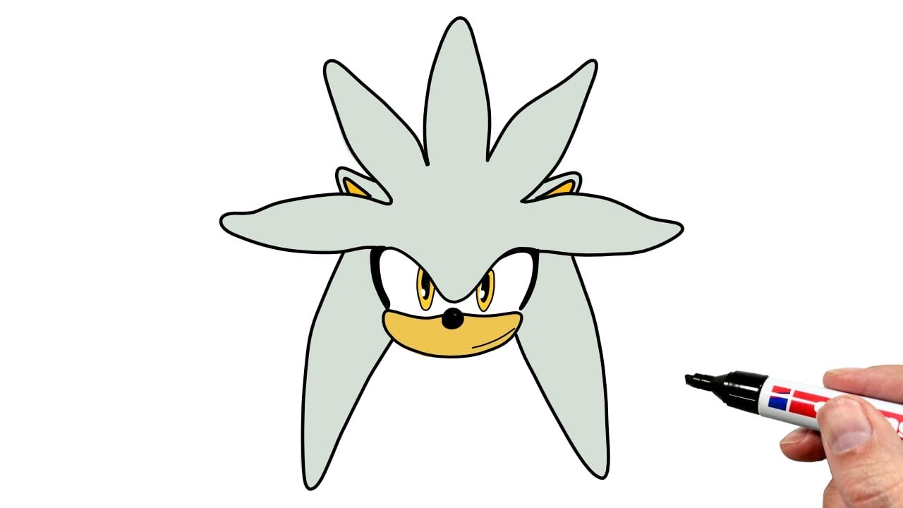 How to Draw Silver the Hedgehog - YouTube