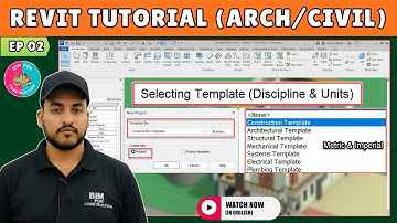 #02 Revit Architecture: How to Choose Right TEMPLATE for a Project?