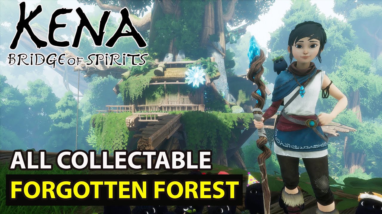 Kena - All Collectibles (Forgotten Forest) - All Rot, Hats, Chests, Flower Shrines. Locations Guide