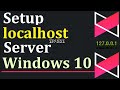 How to setup localhost server in windows 10 create local host server iis server windows 10
