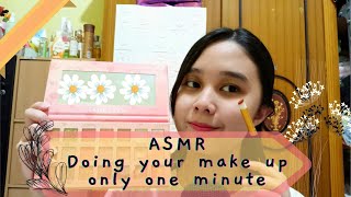 ASMR | Doing your make up only one minute ❤🌻 - One minute ASMR ☑💯‼️✨- Make up Application
