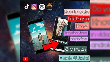 Little do you know transition reel tutorial video #reel #instagram #tutorial #viral #capcut