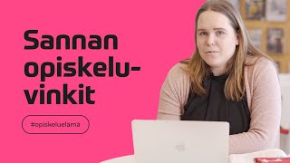 Opiskelu Savoniassa Sannan Vinkit