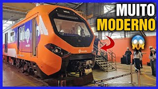 CONHEÇA OS DETALHES DO NOVO TREM DA METRÔ BH SÉRIE 2000 FEITO PELA CRRC