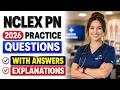 NCLEX PN Practice Questions with Answers and Explanations|Ultimate 2026 NCLEX-PN Practice Exam