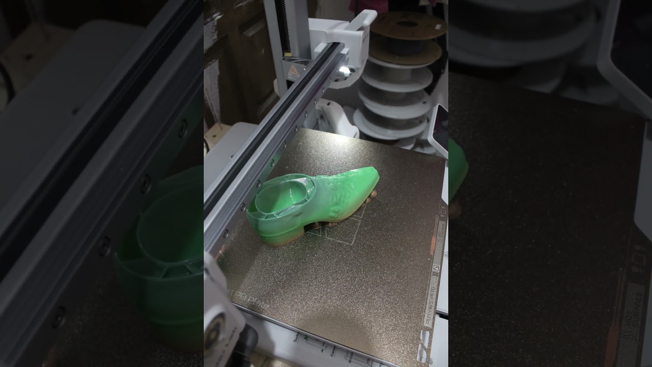 3D Print Timelapse: Cowgirl Boot Vase 🤠👢 | Western-Inspired Home Decor (Bambu Lab P2S/A1 Combo)