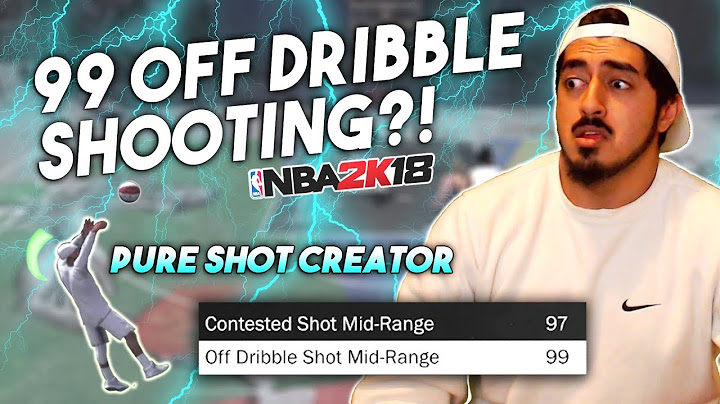 PURE SHOT CREATOR'S 99 OFF DRIBBLE SHOOTING CAN'T BE STOPPED in NBA2K18!