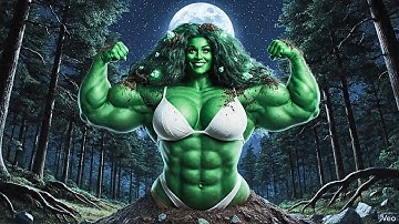 She Hulk Transformation in Real Life | Female Muscle Growth Animation