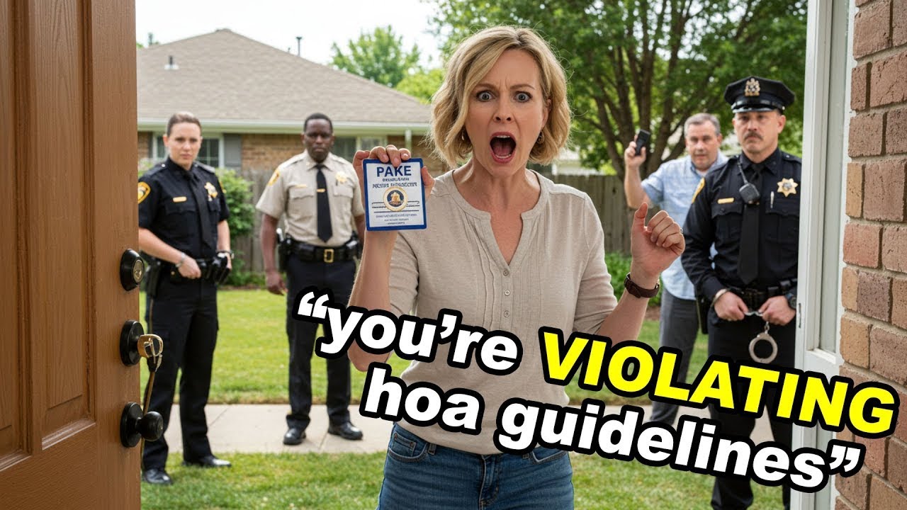 HOA Karen FAKES Health Inspector Badge—So I Called The Real Ones & She Got Arrested ｜ Entitled