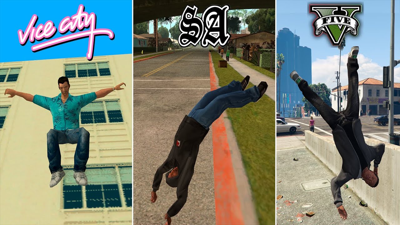 Parkour in GTA Games (Evolution)