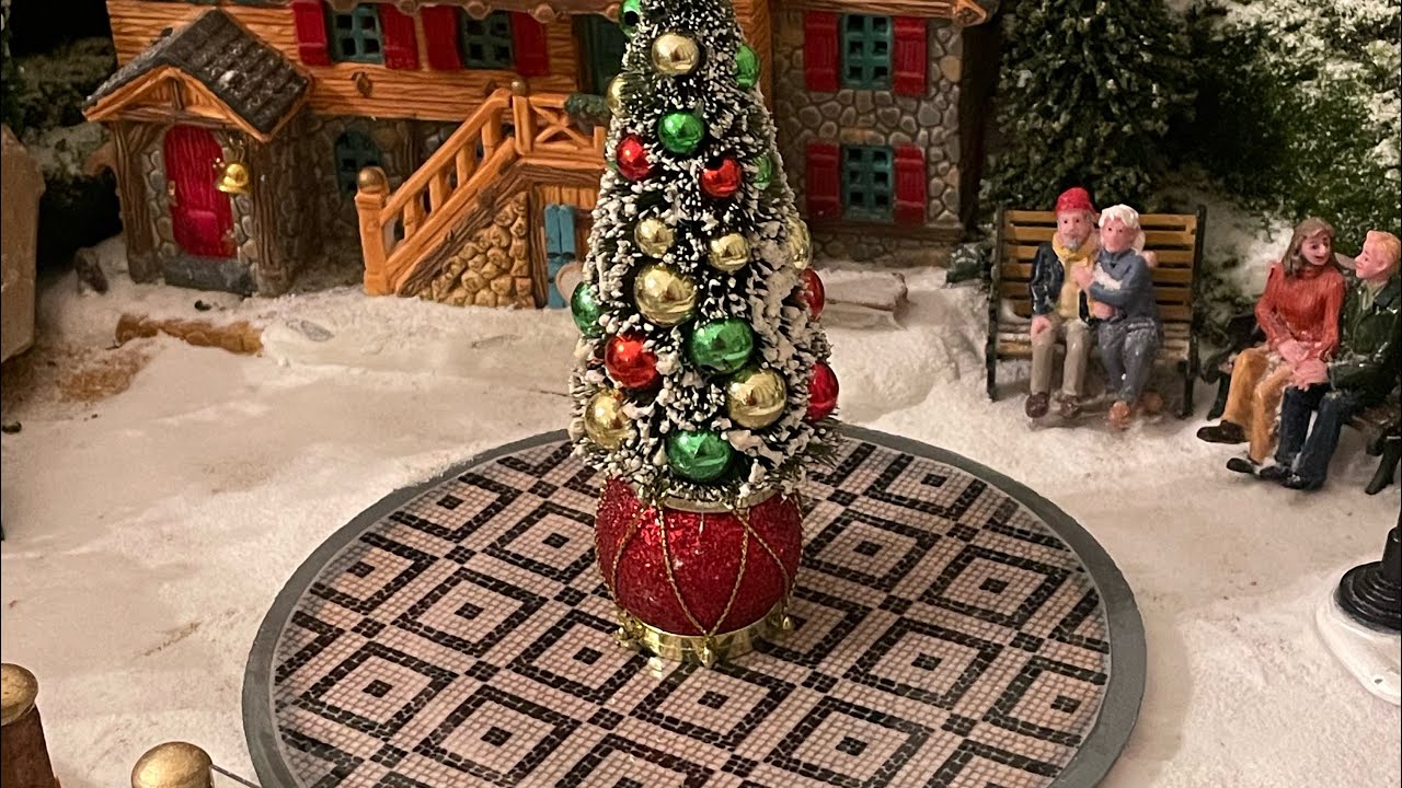 DIY Christmas Villages Town Circle YouTube