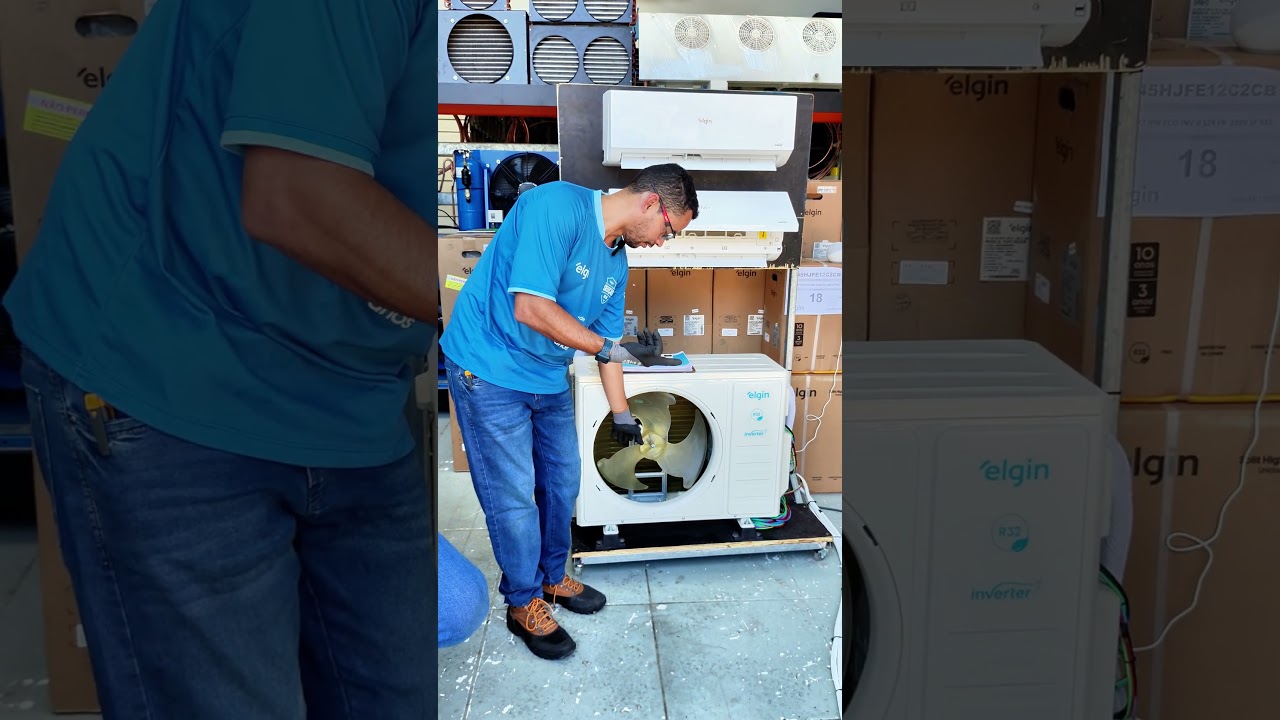 MOTOR VENTILADOR DA UNIDADE CONDENSADORA TRAVADO PARTE 01