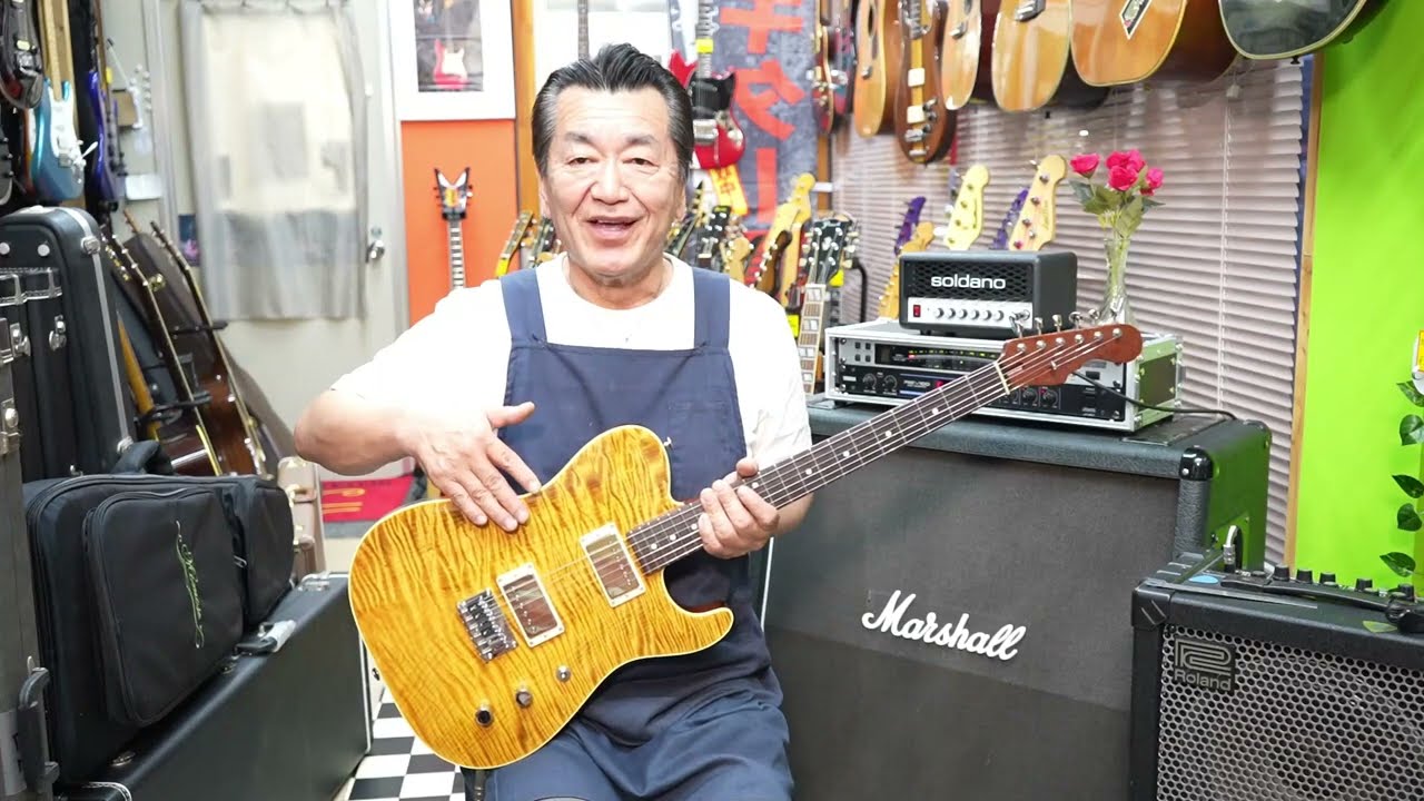 Momose MT3-HH・B/NJ HB Model exhibited at the 2021 Fukuoka Guitar