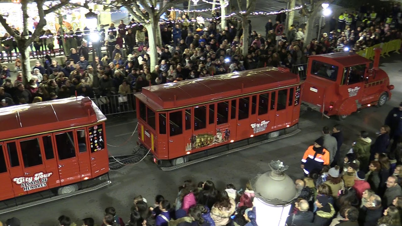 Llegada de la Cabalgata de Reyes 2019 de Alcalá de Henares