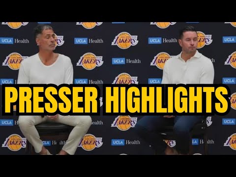 LAKERS PRESS CONFERENCE HIGHLIGHTS!