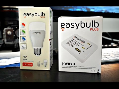 Easybulb Plus Review-iPhone and Android Controlled Lights