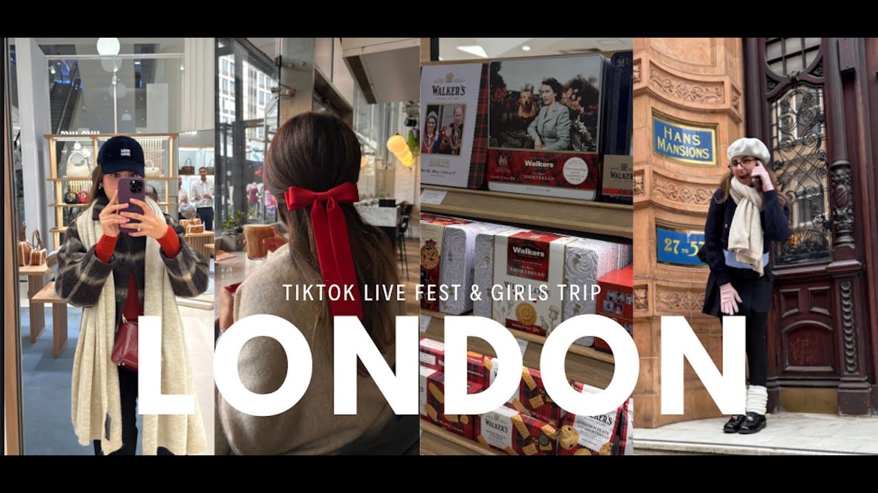 LONDON TRIP WITH THE GIRLS - TIKTOK LIVE FEST 🇬🇧