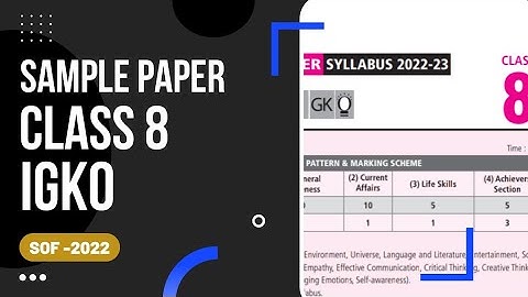 Class 8 IGKO sample paper 2022-2023/IGKO Syllabus/IGKO class 8 sample paper 2022/class 8 Olympiad