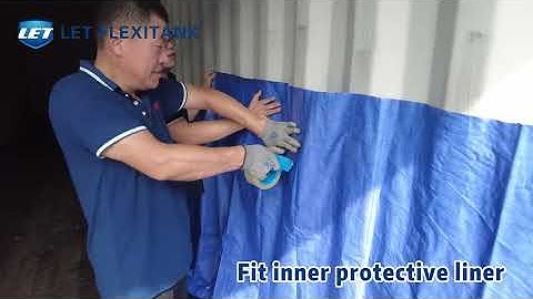 40 ft container flexitank，Tear-resistant and leak-proof! Easy to install and remove!