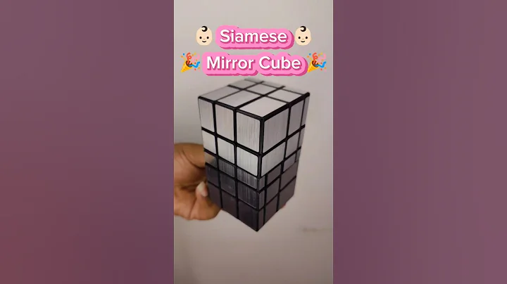 Watch the video about Siamese mirror cube 👶🏻🩷 #siamese #mirrorcube #cube #cubing #rubikscube #cuber #90stoys #1m #twins