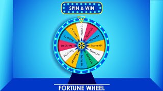 Create a Wheel of Fortune in PowerPoint | Spinning name selector in PowerPoint | Free Download screenshot 3