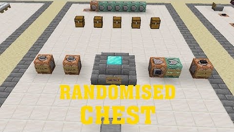How To Make Randomised Hunger Games Chests Using Commands. On (Minecraft Bedrock Edition)