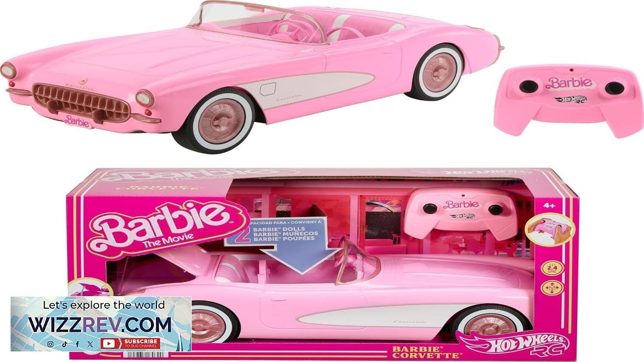 Hot Wheels Barbie RC Corvette from Barbie The Movie Full-Function Remote-Control Toy Review