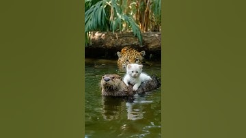 An Otter’s Brave Rescue: Kitten Saved from the Wild Waters