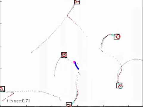 Swarms under Conflict - enhanced Lyapunov Controller