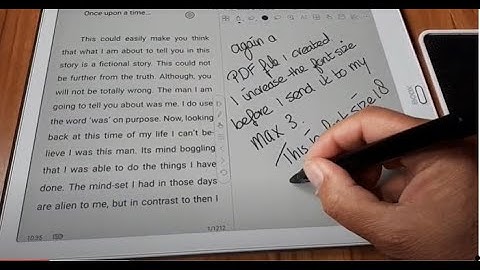 E ink: Onyx Boox Max 3. Split screen test.