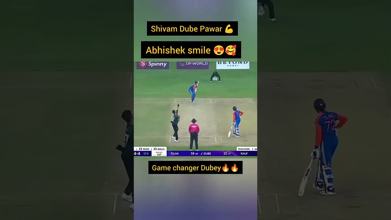 SHIVA DUBE GAME CHANGING BATTING VS PAKISTAN IN ASIA CUP FINAL 2025 