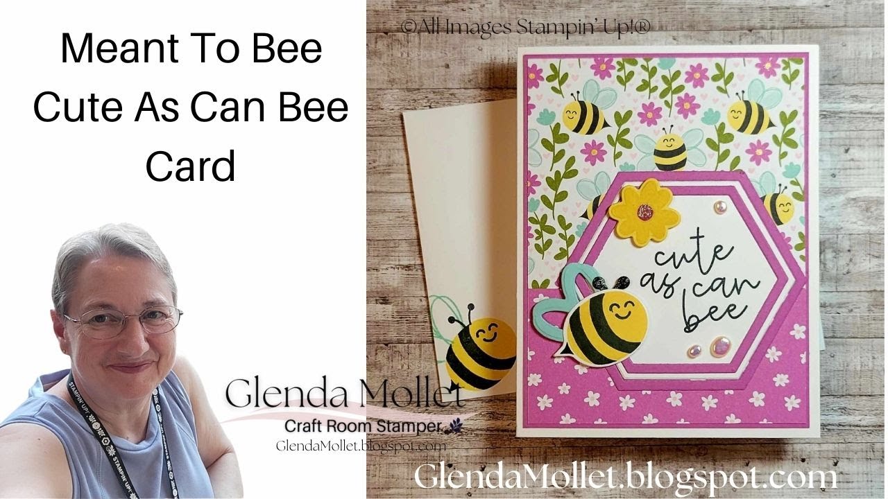 Create a Fun & Bright Card with the Meant To Bee Bundle | Live Stamping