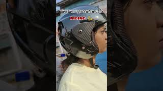 She Is Riding  riding yamaharayzr125 funny viralpost viral