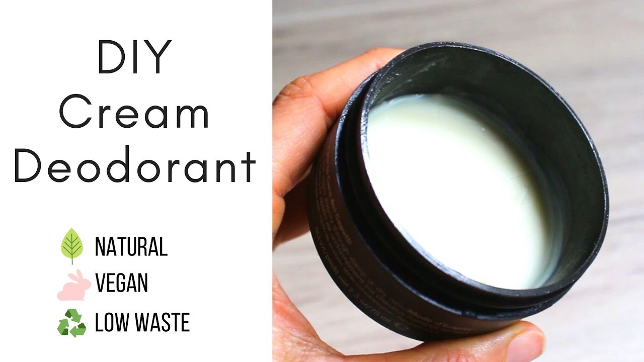 DIY Cream Deodorant No baking soda Natural & zero waste YouTube