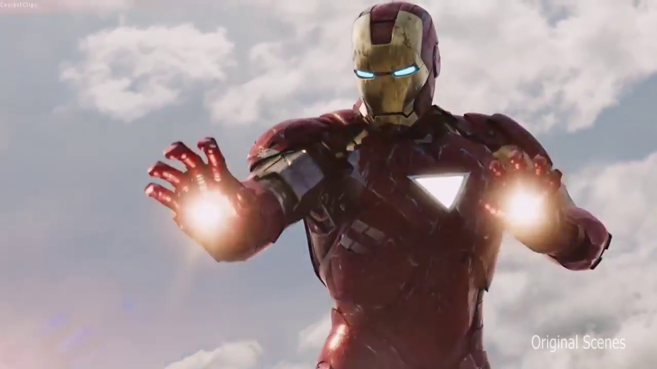 Iron Man vs Loki - Mark 7 Suit Up Scene 