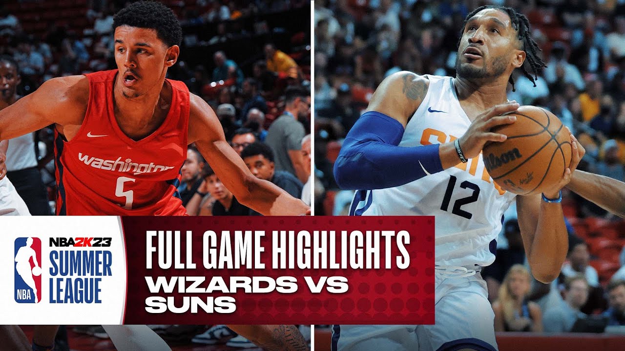 WIZARDS vs SUNS NBA SUMMER LEAGUE FULL GAME HIGHLIGHTS YouTube
