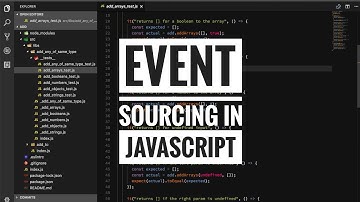 Event sourcing in Javascript