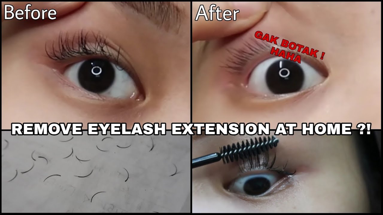 Cara Melepaskan Eyelash Extension Sendiri Dirumah Savira Millenita Youtube