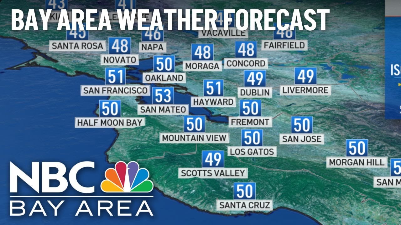 Bay Area forecast: Rain ending overnight, some clearing Sunday - YouTube