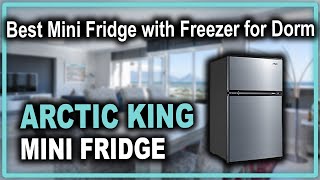 Arctic King 3.2 Cu Ft Two Door Mini Fridge Review - Best Mini Fridge with Freezer for Dorms