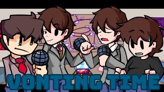 Fnf Best Protag Vote - Voting Time But 4 Versions Of Protagonists Ddlc Sing It Vs Impostor Cover