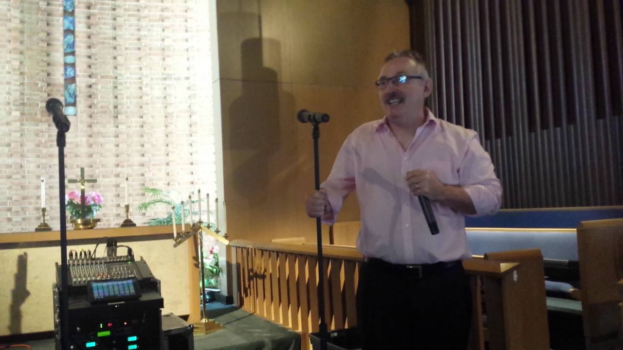 Hamilton Road Quartet bass singer Rick Hinkle sings Sheltered in the